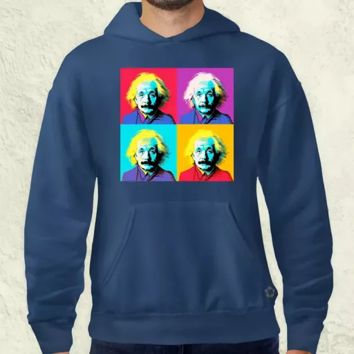 Pop art Einstein v3 férfi pulóver