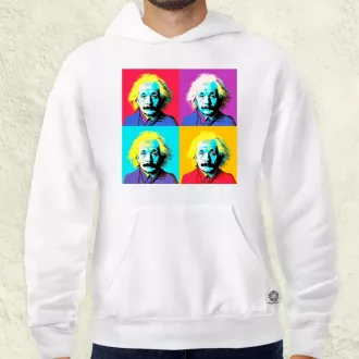 Pop art Einstein v3 férfi pulóver