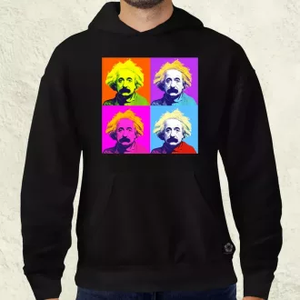 Pop art Einstein v5 férfi pulóver