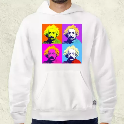 Pop art Einstein v5 férfi pulóver