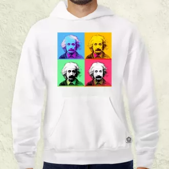 Pop art Einstein v6 férfi pulóver
