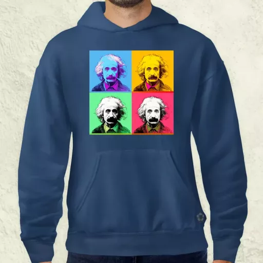 Pop art Einstein v6 férfi pulóver