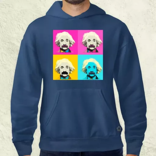 Pop art Einstein v7 férfi pulóver
