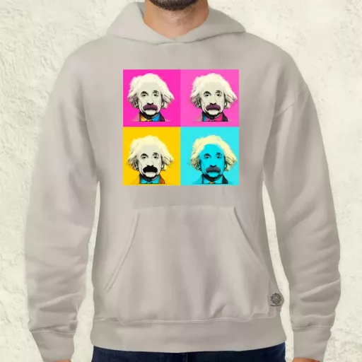 Pop art Einstein v7 férfi pulóver