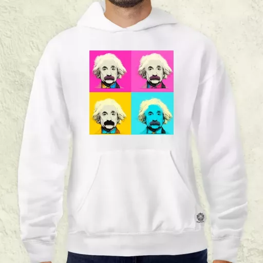 Pop art Einstein v7 férfi pulóver
