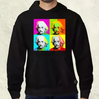 Pop art Einstein v8 férfi pulóver