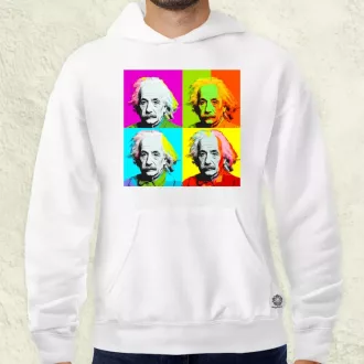Pop art Einstein v8 férfi pulóver