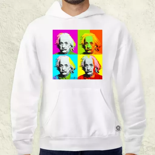 Pop art Einstein v8 férfi pulóver
