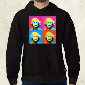 Pop art Einstein v9 férfi pulóver