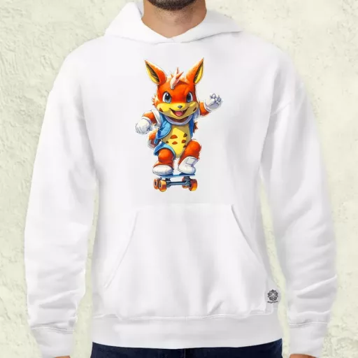 Retró Pokémon fanart v3 férfi pulóver