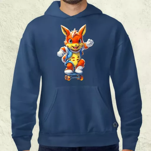 Retró Pokémon fanart v3 férfi pulóver