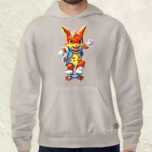 Retró Pokémon fanart v3 férfi pulóver