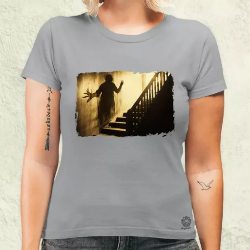 Vintage horror jelenet v1 női póló