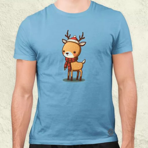 Xmas Szarvas v2 férfi póló