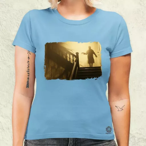 Vintage horror jelenet v2 női póló