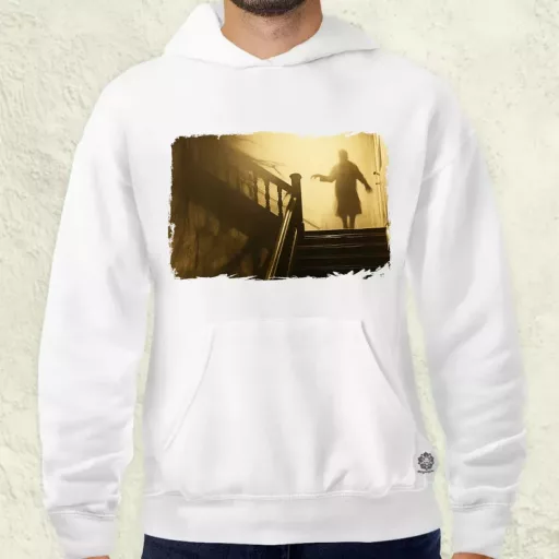 Vintage horror jelenet v2 férfi pulóver