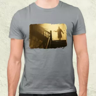 Vintage horror jelenet v2 férfi póló