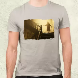 Vintage horror jelenet v2 férfi póló