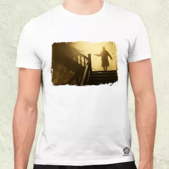 Vintage horror jelenet v2 férfi póló