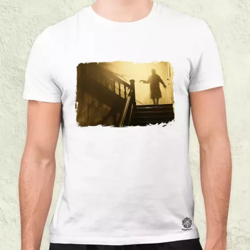 Vintage horror jelenet v2 férfi póló