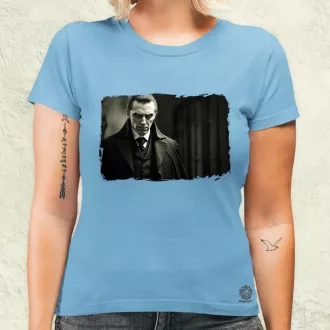 Vintage horror jelenet v4 női póló