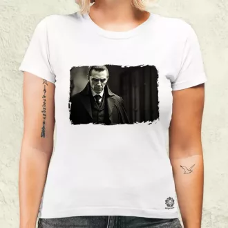 Vintage horror jelenet v4 női póló