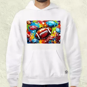 Amerikai foci graffiti v2 férfi pulóver