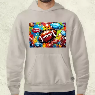 Amerikai foci graffiti v2 férfi pulóver
