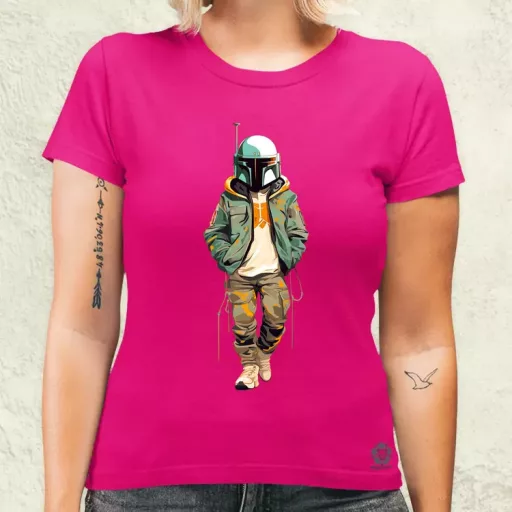 Anime Boba Fett fanart v1 női póló