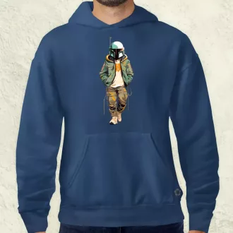 Anime Boba Fett fanart v1 férfi pulóver