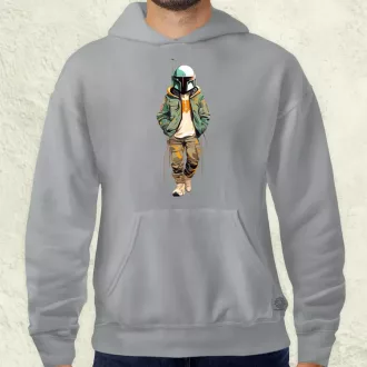 Anime Boba Fett fanart v1 férfi pulóver