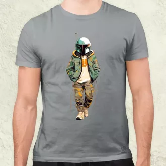 Anime Boba Fett fanart v1 férfi póló