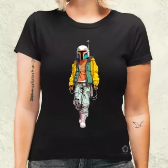 Anime Boba Fett fanart v2 női póló