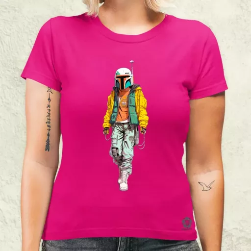 Anime Boba Fett fanart v2 női póló