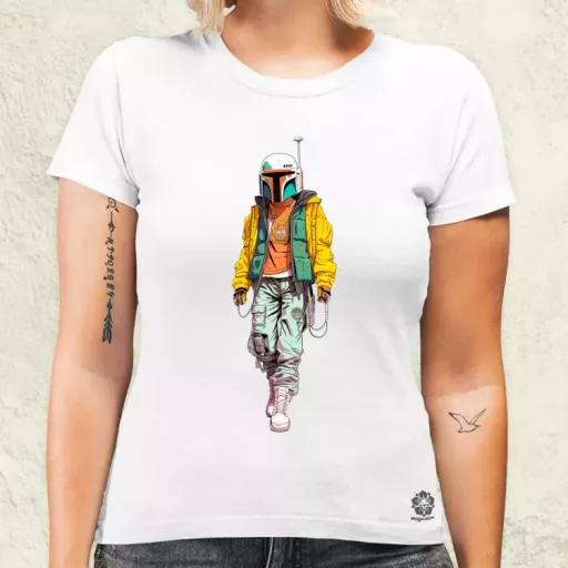 Anime Boba Fett fanart v2 női póló