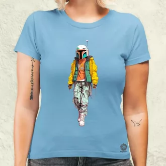 Anime Boba Fett fanart v2 női póló