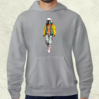 Anime Boba Fett fanart v2 férfi pulóver