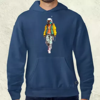 Anime Boba Fett fanart v2 férfi pulóver