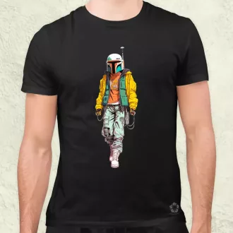 Anime Boba Fett fanart v2 férfi póló