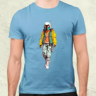Anime Boba Fett fanart v2 férfi póló