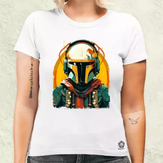 Anime Boba Fett fanart v3 női póló