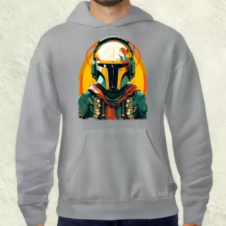 Anime Boba Fett fanart v3 férfi pulóver
