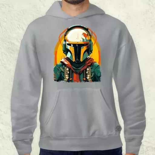 Anime Boba Fett fanart v3 férfi pulóver