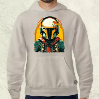 Anime Boba Fett fanart v3 férfi pulóver