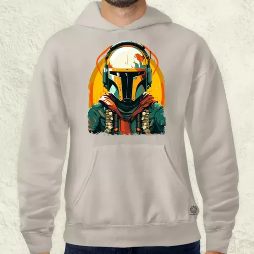 Anime Boba Fett fanart v3 férfi pulóver