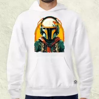 Anime Boba Fett fanart v3 férfi pulóver