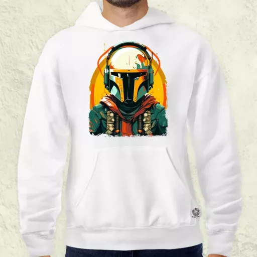 Anime Boba Fett fanart v3 férfi pulóver