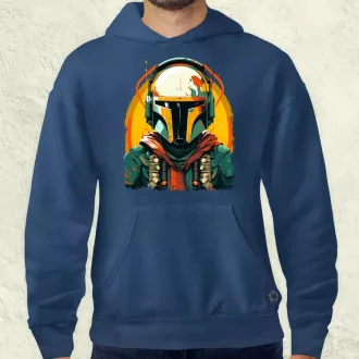 Anime Boba Fett fanart v3 férfi pulóver