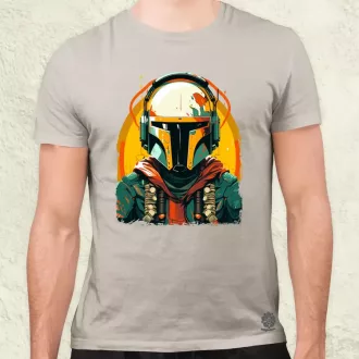Anime Boba Fett fanart v3 férfi póló