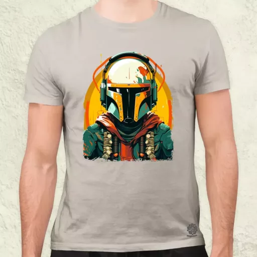 Anime Boba Fett fanart v3 férfi póló